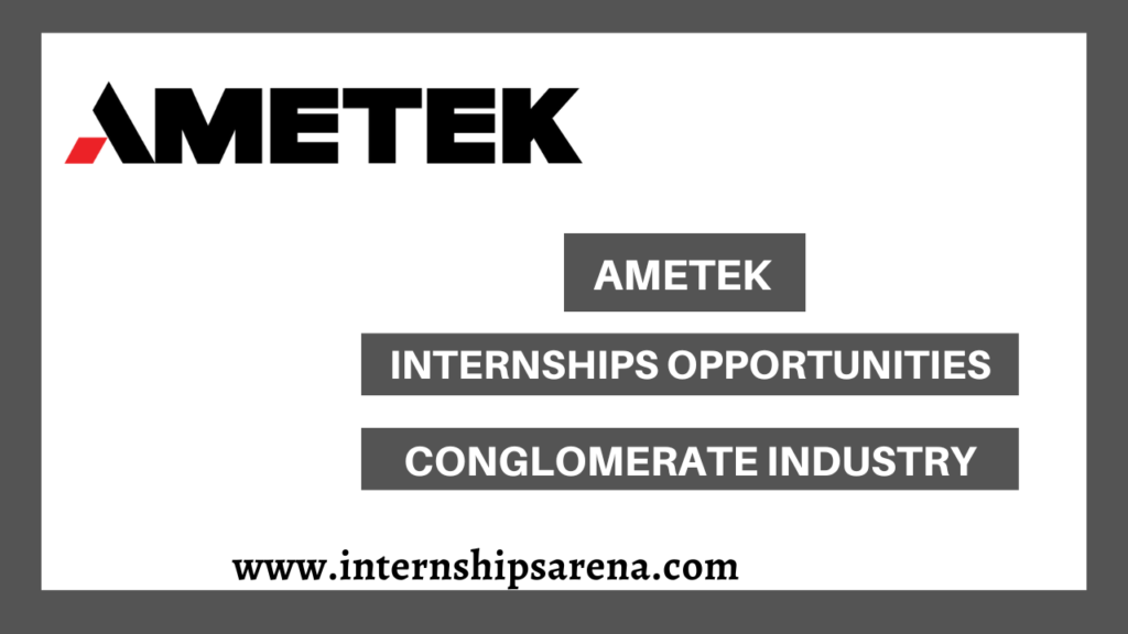 Ametek Internship