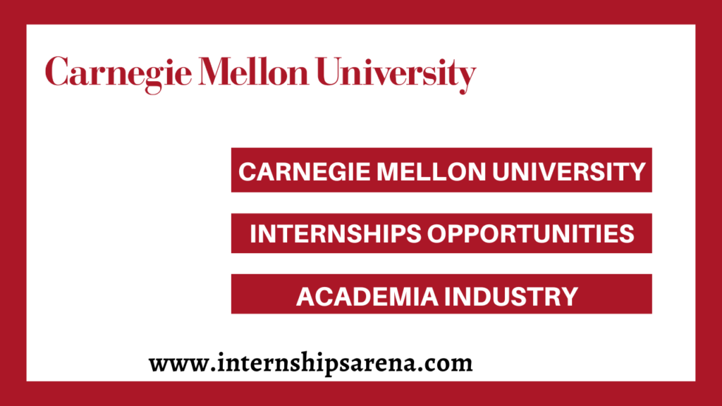 Carnegie Mellon University Internship