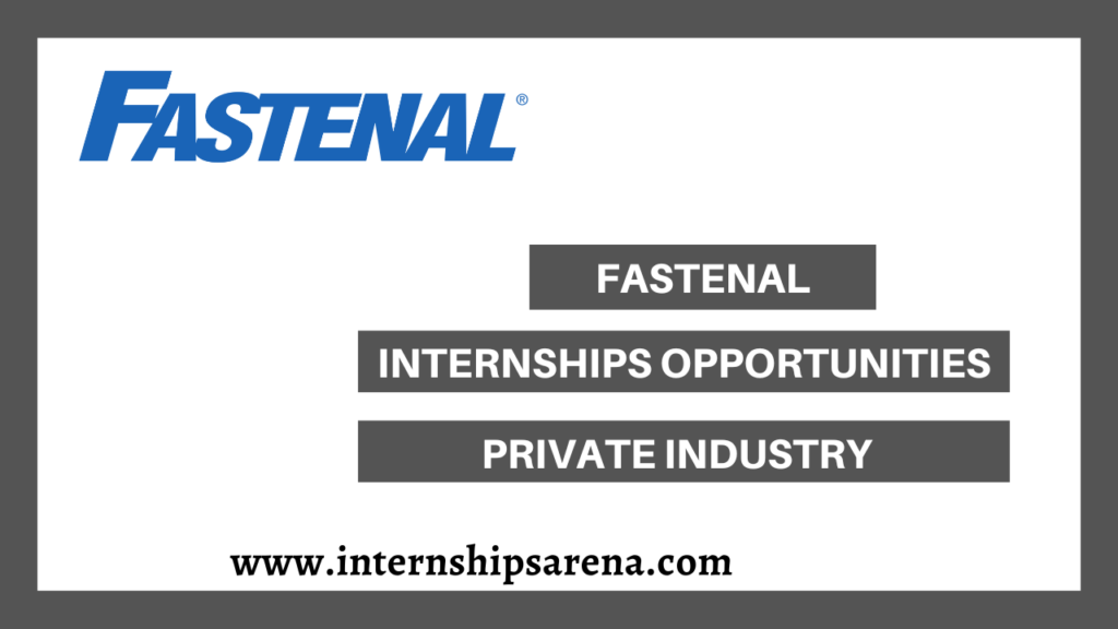 Fastenal Internship