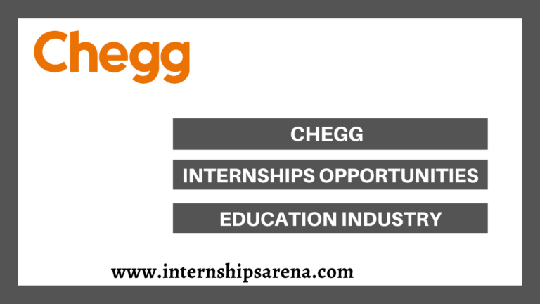 Chegg Internships In 2026 Available For Students - Internships Arena