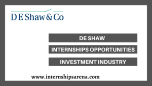 DE Shaw Internship