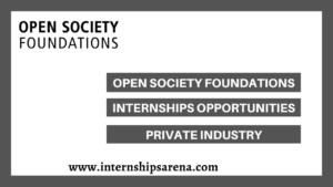 Open Society Foundations Internship