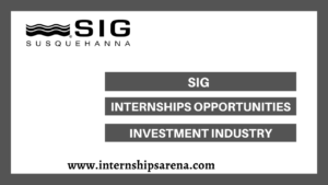 SIG Internship