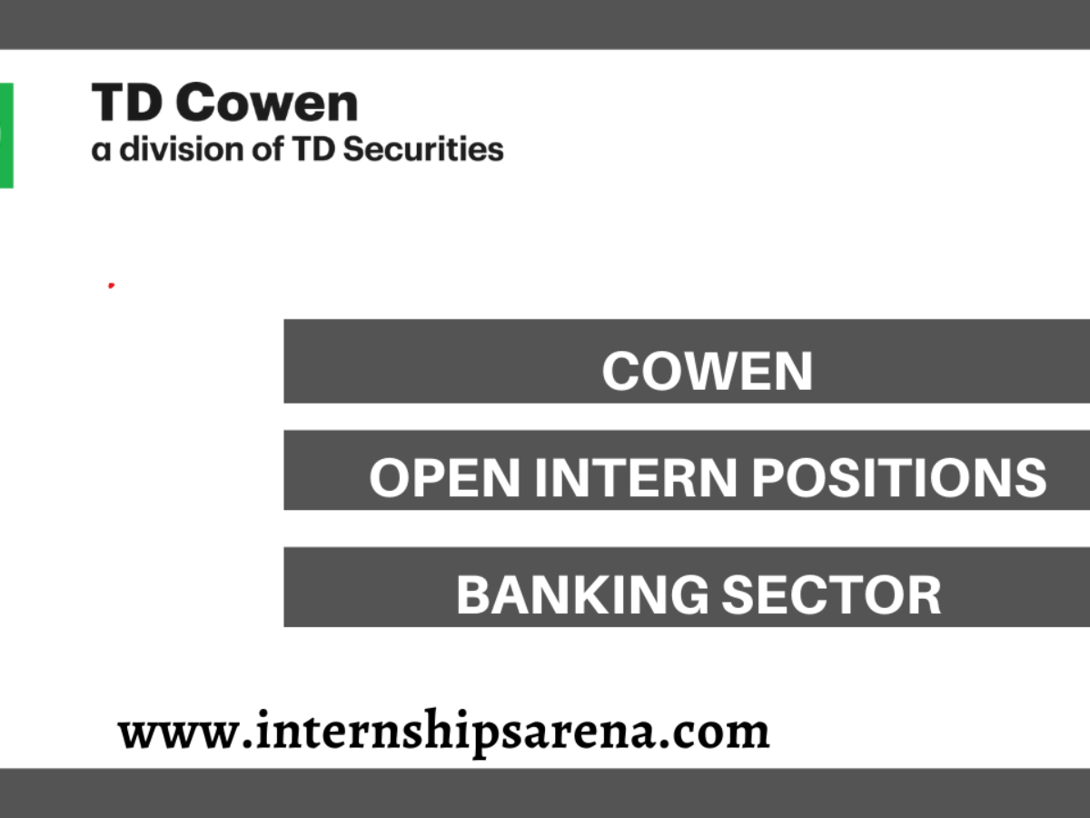 Cowen Internships In 2026 Blooming Potentialities - Internships Arena