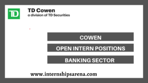 Cowen Internships