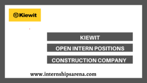 Kiewit Internship
