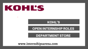 Kohl's Internship