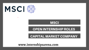 MSCI Internship