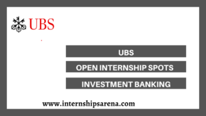 UBS Internship