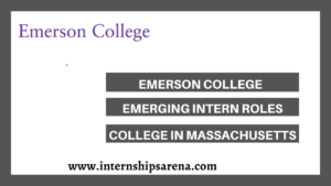 Emerson College Internships
