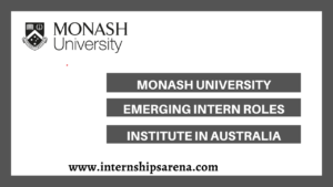Monash University Internship