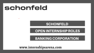 Schonfeld Internship