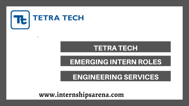 Tetra Tech Internships In 2026 - Internships Arena