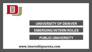 University Of Denver Internships