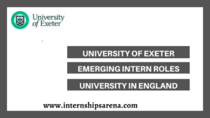 University Of Exeter Internships