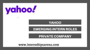 Yahoo Internships