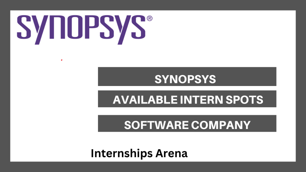 Synopsys Internship 2026 Software Company - Internships Arena