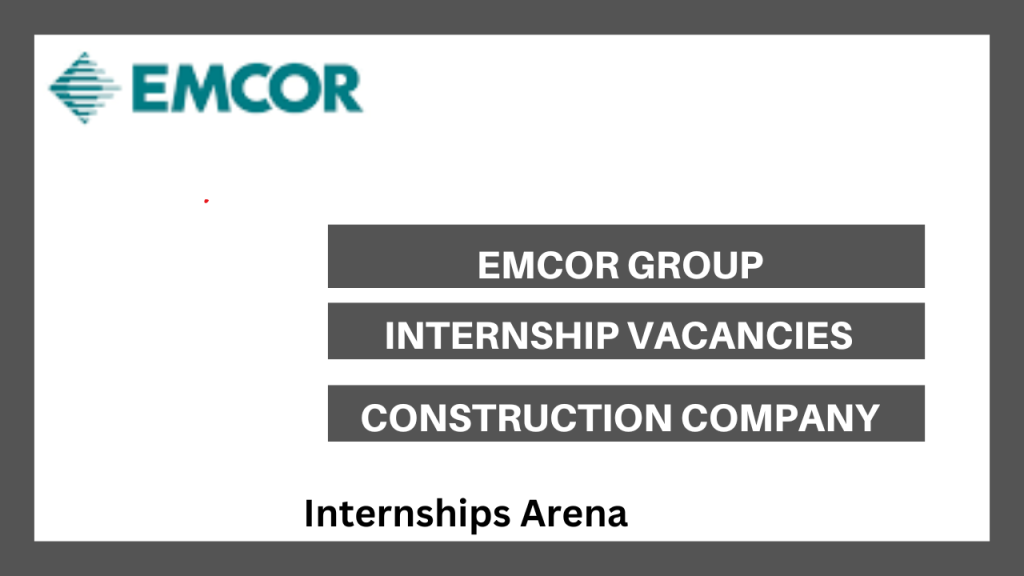 Emcor Internships 2026 Emcor Group - Internships Arena