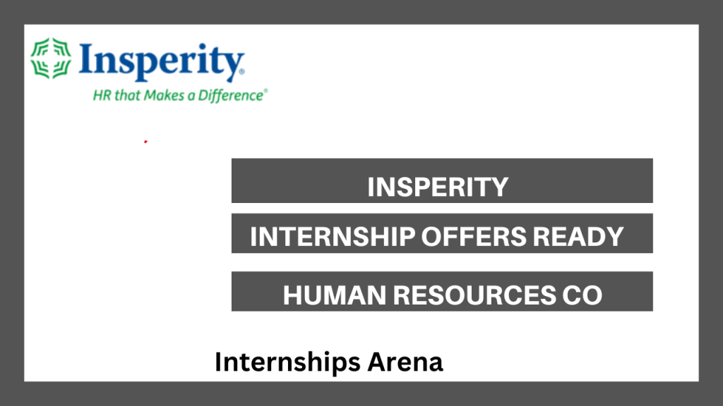Insperity Internship 2026 Latest Prospects - Internships Arena