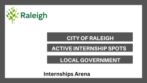 City Of Raleigh Internships