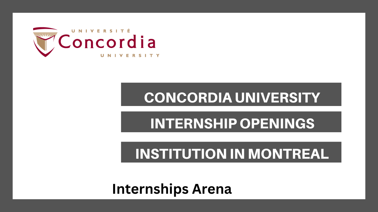 Concordia University Internships