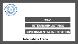 Texas Workforce Commission Internship