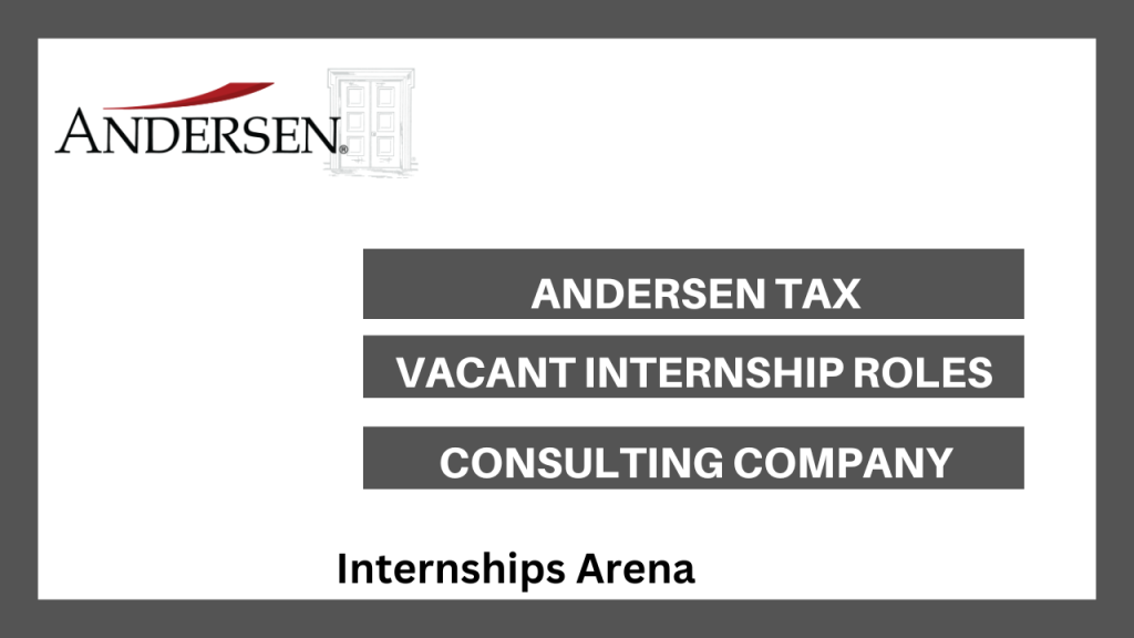 Andersen Tax Internship 2026 Growing Prospects - Internships Arena