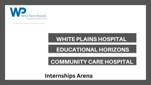White Plains Hospital Internship