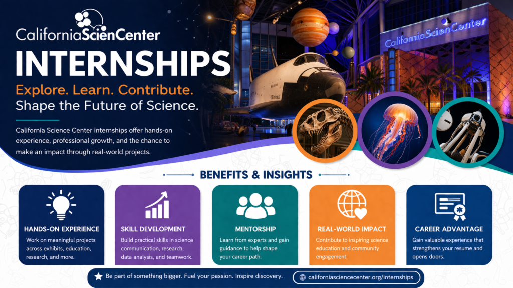 California Science Center Internships