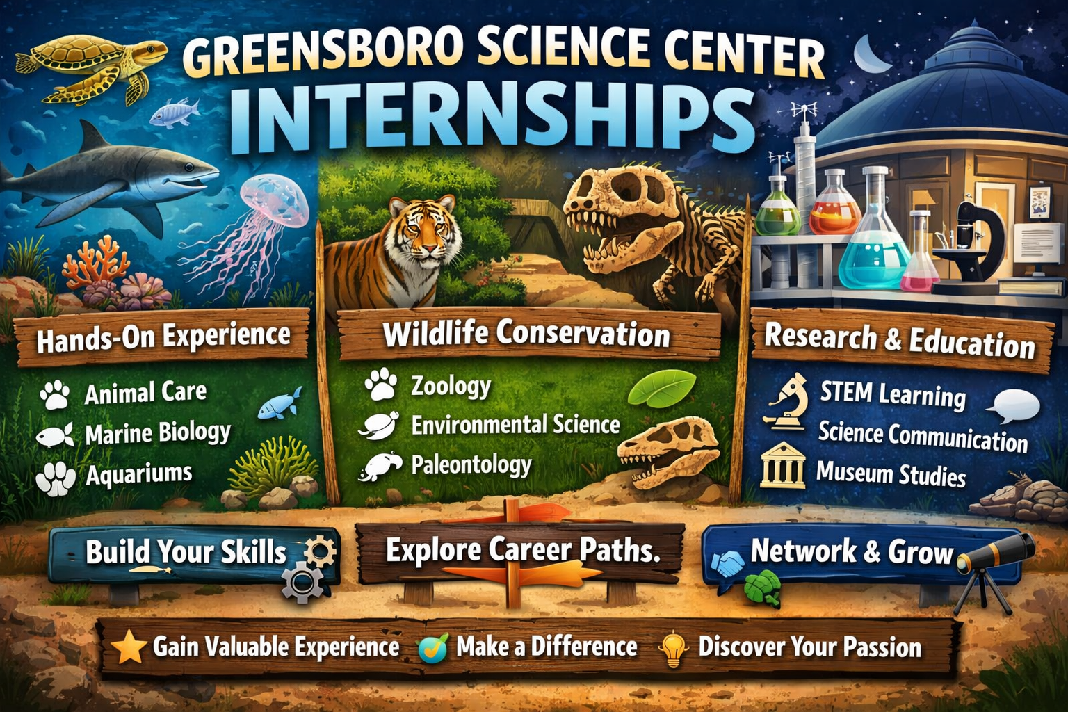 Greensboro Science Center Internships