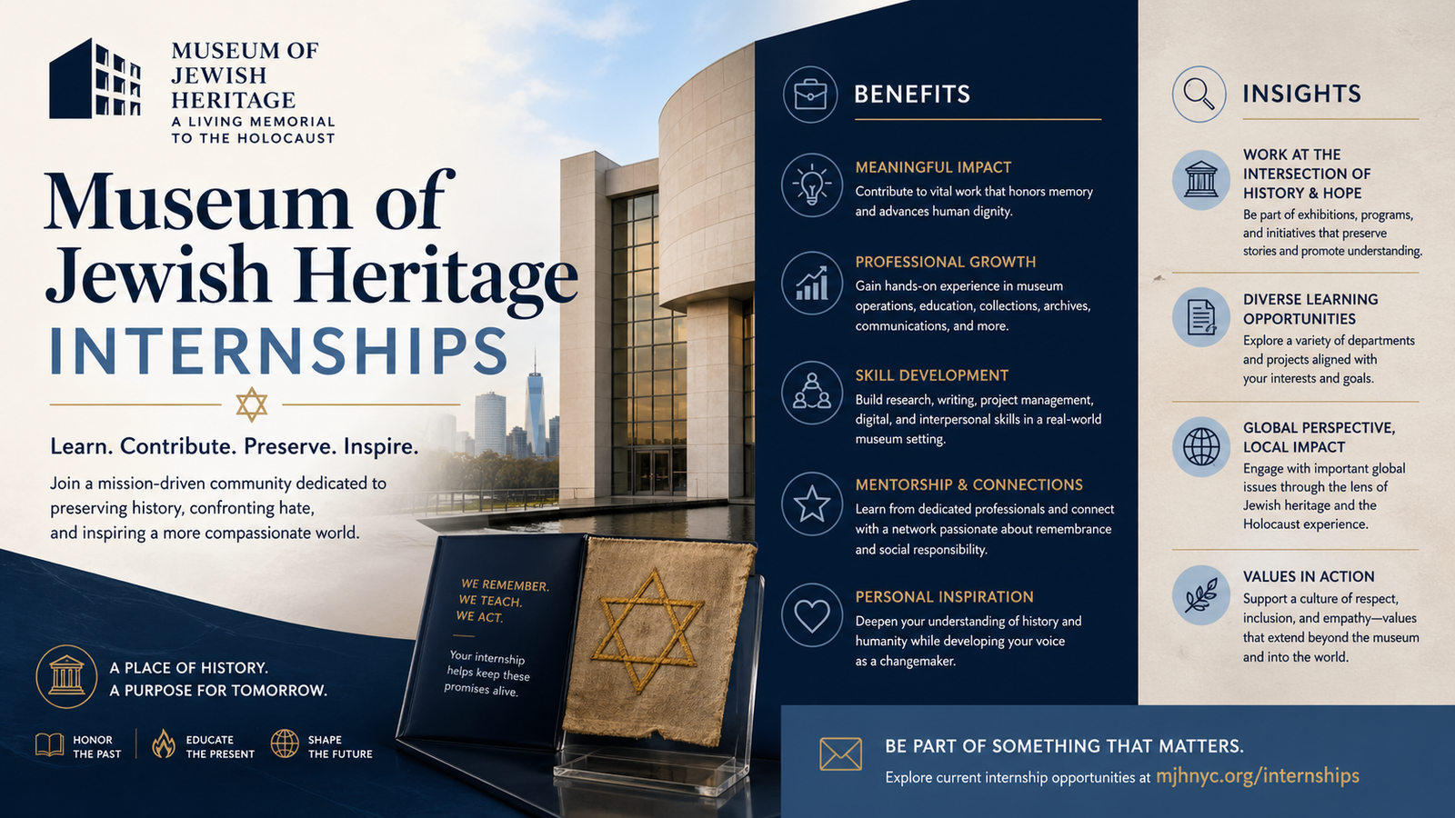 Museum of Jewish Heritage Internships